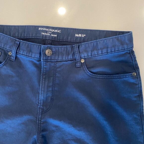 Banana Republic Men's Slim Fit Traveler Pant - 34x30 - Picture 3 of 10